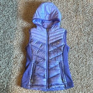 Free Country Girls Puffer Vest with Hoodie - Size XS